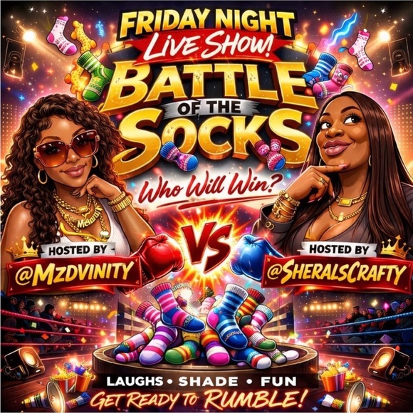 None Accessories - Mzdvinity vs Sheralscrafty Friday Night Socks Battle 2/27/26